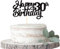 1 Stück Happy 30th Birthday Cake Topper Glitter 30 Geburtstag Tortendeko Prost auf 30 Jahre alt dreißig fabelhafte Tortendekorationen 30 Geburtstag Party Kuchen Dekoendeko Schwarz