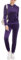 Hotouch Tuta da Donna Tuta da Jogging Invernale Caldo Velluto con Cappuccio Pullover Pantaloni Tuta per Il Tempo Libero Tuta Tuta Sportiva Viola L
