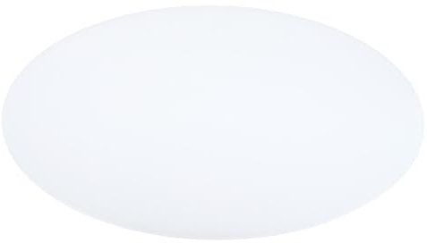 PATIKIL Paralume Diffusore 16 Diametro Rotondo Diffusore per Tamburo Paralumi Lampade Pendenti Fai da Te Paraluce Adatto 16.5-18 Aperture Smerigliate Bianco