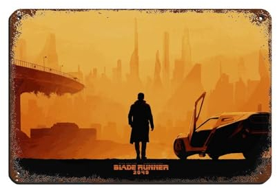 Blade Runner Retro-Film-Poster (26), Retro-Poster, Metall-Blechschild, schicke Kunst, Retro, Eisenmalerei, Bar, Menschen, Höhle, Café, Familie, Garage, Poster, Wanddekoration, 20 x 30 cm