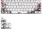 Bonkshire Neuheit Allover Dye Subbed 71 Key Profile Keycap für GH60 RK61 ALT61 GK61 GK64 Dz60 Keycaps,JP