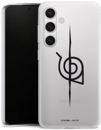 Silikon Hülle kompatibel mit Samsung Galaxy S 24 Case transparent Handyhülle Naruto Shippuden Sasuke Konoha