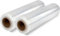 Pantera Pack Stretchfolie Transparent Strechfolienrolle Für Möbel Wickelfolie Handstretchfolie 150m 50cm Folie Verpackungsmaterial Verpackungsfolie auf Rolle Folien Für Umzug (Transparent, 2 Rollen)