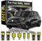 BMT xms 9pz Kit di Luci LED per Interni per Fiat 500L 2013-2020,Fiat 500X 2015-2023, Lampadine LED per Interni Auto e Camion 6000K Bianco Luminoso