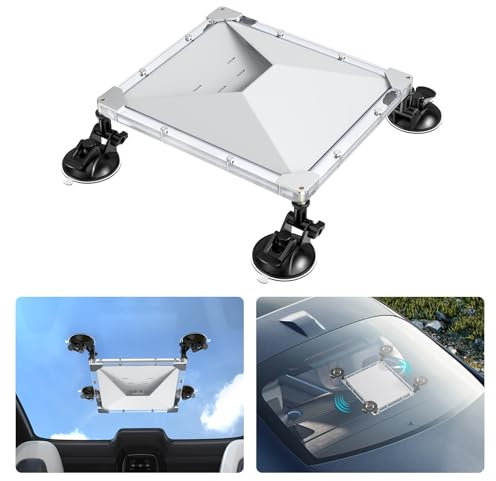 XLTTYWL Starlink Mini Car Mount, Mimi Starlink Accessories Sunroof Suction Cup with Protective Mounting Case for Starlinks Mini Dishy Fits Car, RV, Boat, and Truck Glass Roof Mount