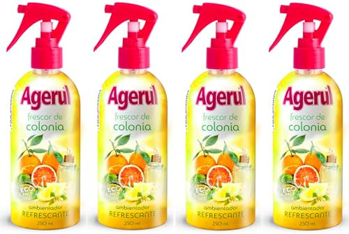 Ambientador Sensaciones 250 ml (4 Unidades, Frescor De Colonia)