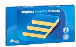 Estropajo Limpieza Delicada Bosque Verde Paquete 3 ud. Pack 3