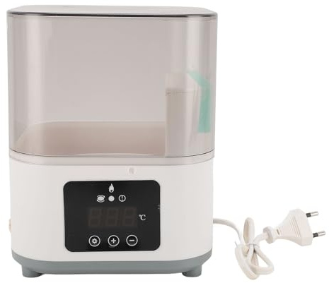 Riuulity Kleiner Automatischer Eierinkubator, Effiziente Brutmaschine für Eier, Tragbarer Geflügelbrüter mit Automatischem Eierdrehen