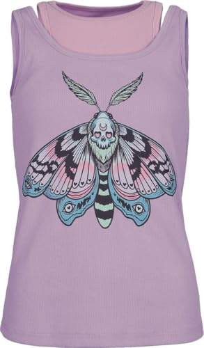 Full Volume by EMP Damen Top Creepy Pastels Top with 2in1 Optic Flieder