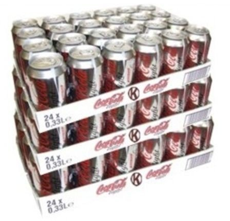 Coca Cola 'Light' 72 x 0,33l Dose XXL-Paket (Coke Light)