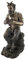 Bronzed Finish Pan Playing Flute Statue Greek Mythology Faun by Things2Die4