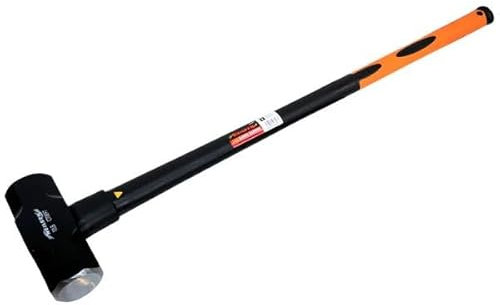 Neilsen CT0897-12lb Sledgehammer with Cushion Grip Handle Head and 36in Fibreglass Shaft – Ideal for Heavy Duty Striking in Construction or Demolition