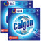 CALGON Lot de 2 4en1s Pastilles Anticalcaire Nettoyant pour Lave-linge - 75 tablettes