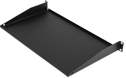 Gator Rackworks Universal Rack Mounting Accessory Shelf, 1U Size - 10 Deep (GRW-SHELF1)