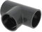 Raccord PVC pression noir en T - Femelle - Ø 63 mm - Girpi