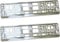 The Pair 2 x Super Chrome Appearance Car Registration License Number Plate Universal Surrounds Holders Frames for Visual Tuning