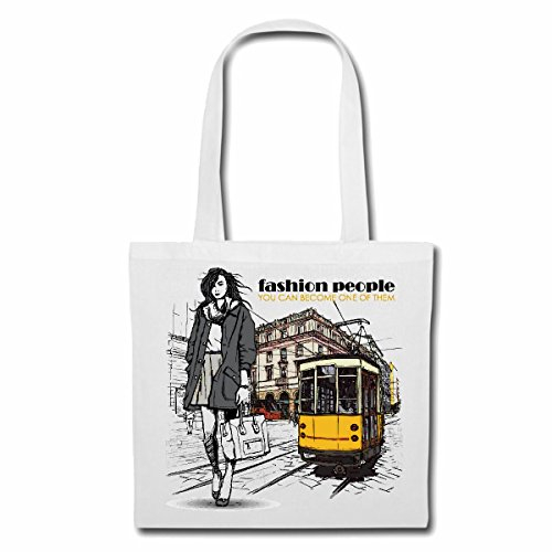 Tasche Umhängetasche FASHION PEOPLE FASHION LOVE BEAUTY PEOPLE NYC CLOTHING GIRL NEW YORK WEDDING EVENT USA PARIS NAIL LUXURY CASUAL LIFESTYLE STREET FASHION Einkaufstasche Schulbeutel Turnbeutel i