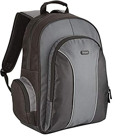 Targus TSB023EU Essential Laptop-Rucksack 15,4-16 - Schwarz/GrauZweifarbiges Polyester, modernes Design