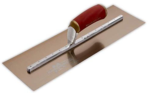 Marshalltown MPB165GDH Glättkelle, Edelstahl, 40,6 x 12,7 cm, goldfarben