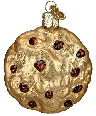 Old World Christmas Desserts, Kuchen und Torten, aus Glas geblasene Ornamente für den Weihnachtsbaum, Schokoladenkekse