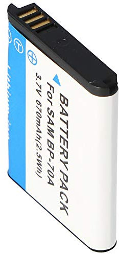 AccuCell Batterie adaptée pour Samsung BP-70A, BP70A, AQ100, ES65