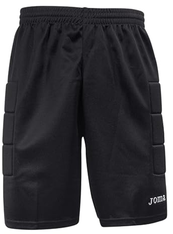 Joma Portero, Protect-Pantaloncini da Portiere, da Uomo, Colore Nero, 08 Unisex Niños, 8, Taglia Unica