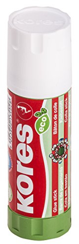 Kores K13402 Klebestift, 1 Stück, Karton rot