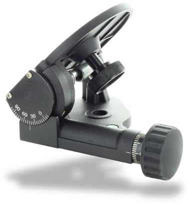 hedue® Winkeladapter WA2 - Stativkopf Neigungsadapter für Rotationslaser mit 5/8’’ Anschlussgewinde, Stativ Adapter für Neigungen bis 100°
