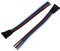 5x 10cm RGBW LED Steckverbinder mit Kabel Schnellverbinder 5 Pin Buchse -> offene Kabelenden