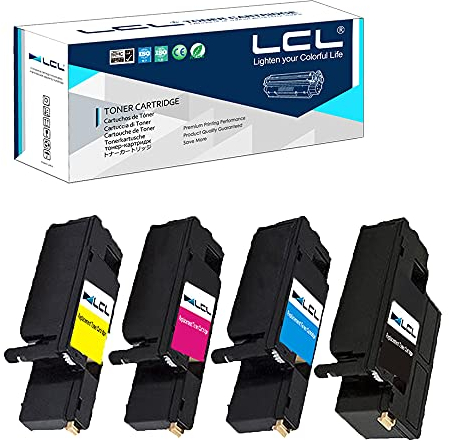 LCL Kompatibel Tonerkartusche Phaser 6020 106R02759 106R02756 106R02757 106R02758 (1Schwarz 1Cyan 1Magenta 1Gelb) Kompatibel für Xerox Phaser 6020 6022 WorkCentre 6025 6027 Series Printers
