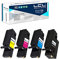 LCL Kompatibel Tonerkartusche Phaser 6020 106R02759 106R02756 106R02757 106R02758 (1Schwarz 1Cyan 1Magenta 1Gelb) Kompatibel für Xerox Phaser 6020 6022 WorkCentre 6025 6027 Series Printers