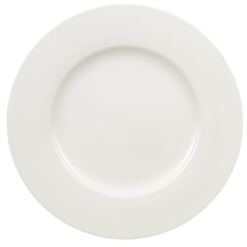 Villeroy & Boch Wonderful World White Piatto Piano, 27 cm, Porcellana, Bianco