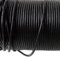 Auroris Cordon en Cuir Rond Noir Ø 2 mm Rouleau de 10 mètres