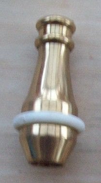 Ironmongery World 50/60mm Solid Brass Chrome Bathroom Shower Cord Pull, Light Blind Pull - Polished Brass Large