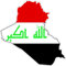 Akachafactory Selbstklebend Wandtattoo Sticker, Auto Vinyl Flagge Karte Irak Irak