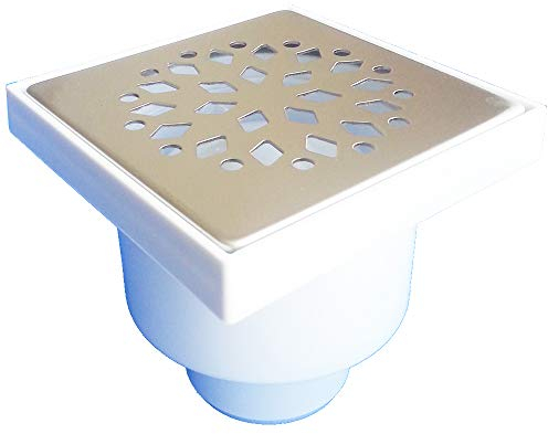 10x10 Duschrinne Geruchsverschluss Duschablauf Bodenablauf DN50 21607