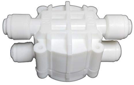 Malida 6,35 mm (1/4 Zoll) Schlauch, automatisches Absperrventil, Schnellverbindung, Armaturen für Umkehrosmosewasserreiniger, Filter (automatische Abschaltung)