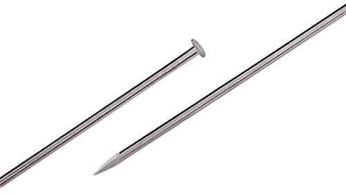 Prym Stecknadeln, 0,60 x 30mm, silberfarbig, 500g, Pappdose, Stahl, 30 x 0,6mm