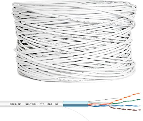 VulTech SC13102-305 Matassa Lan Categoria 5e FTP 305 Metri 23AWG Bobina di Rete Ethernet 305m Cat5e