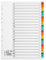 10 x Set Of A4 File Dividers Index A-Z Plastic Tabs