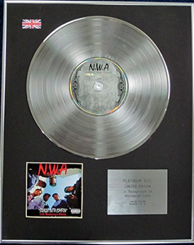 Century Music Awards NWA – Limited Edition CD Platin Disc – Straight Outta Compton