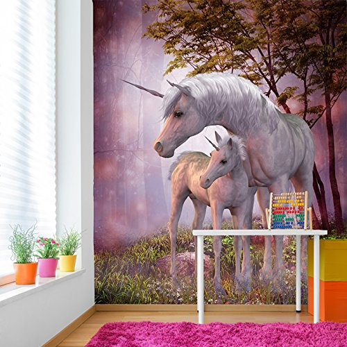 azutura Magical Unicorn & Foal Wall Mural Wallpaper available in 8 Sizes Digital