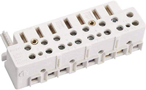 Hager KJ30S 4P Grauer Block für elektrische Klemmen, 130 mm, 32 mm, 42 mm, 400 V