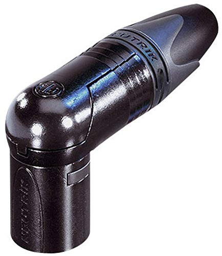 XLR Connectors 5P MALE RT ANGLE BLACK/GOLD