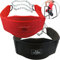 C.P. Sports Trainings Dip Gürtel Dipgürtel, Schwarz oder Rot extra lange Kette One Size