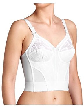 Triumph Doreen Long Line Ladies Full Cup Plain Bra - Beige - 38D