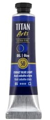 ÓLEO AZUL COBALTO CLARO TITAN Extrafino 6 - 20ml. Nº 50