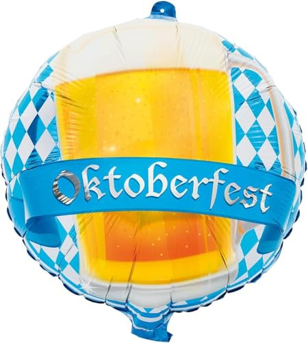 Folienballon Feucht-fröhliches Oktoberfest 43 cm