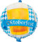 Folienballon Feucht-fröhliches Oktoberfest 43 cm