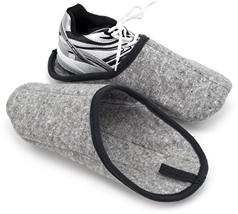 Pantoffelmann Pantofole da museo con suola ABS |In feltro per artigiani e visitatori | Proteggono da sporco e graffi |Lavabili per ospiti